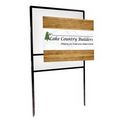 24" x 18" Easy Slide Angle Iron Frame Double-Sided Replacement Graphic